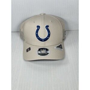 New Era Indianapolis Colts 9SEVENTY Adjustable Trucker Stretch-Snap Hat Cap NWT